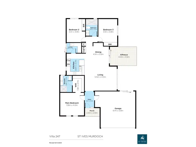 Floorplan of Homely retirement listing, 247/22 Windelya Road, Murdoch WA 6150