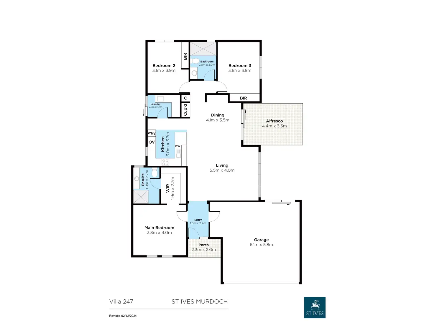 Floorplan of Homely retirement listing, 247/22 Windelya Road, Murdoch WA 6150