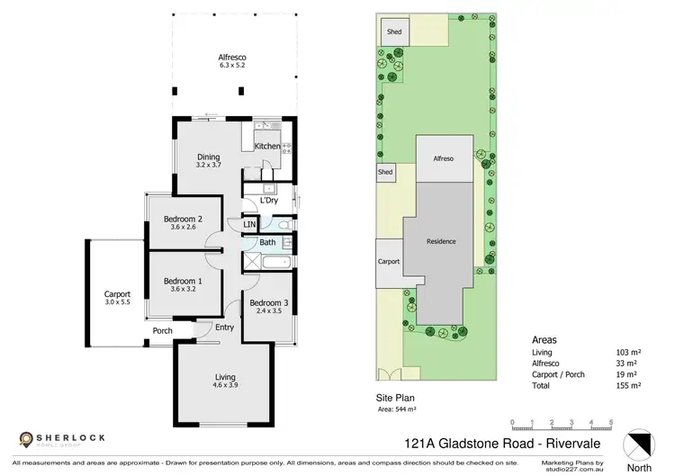 Floorplan of Homely house listing, 121A Gladstone Road, Rivervale WA 6103