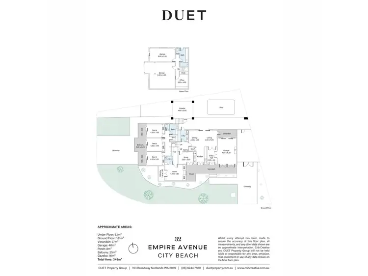 Floorplan of Homely house listing, 32 Empire Avenue, City Beach WA 6015