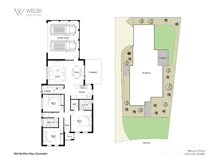 Floorplan of Homely villa listing, 55A Mcglinn Way, Cloverdale WA 6105
