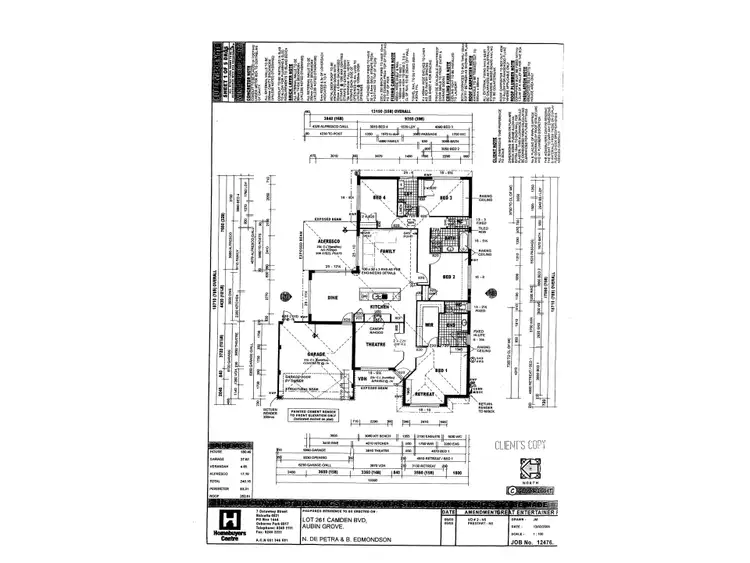 Floorplan of Homely house listing, 15 Camden Boulevard, Aubin Grove WA 6164