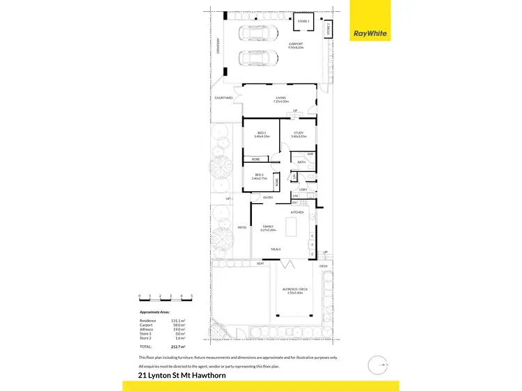 Floorplan of Homely house listing, 21 Lynton Street, Mount Hawthorn WA 6016