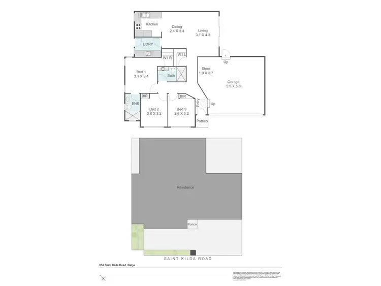 Floorplan of Homely house listing, 35A St Kilda Road, Balga WA 6061