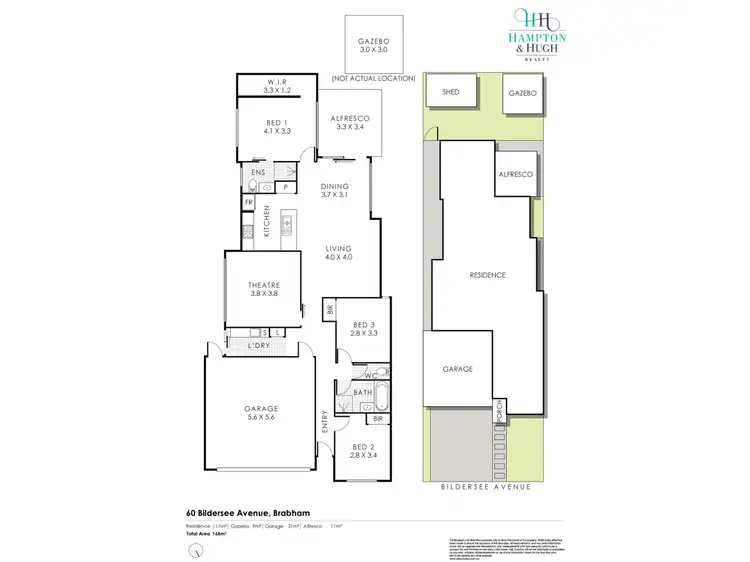 Floorplan of Homely house listing, 60 Bildersee Avenue, Brabham WA 6055