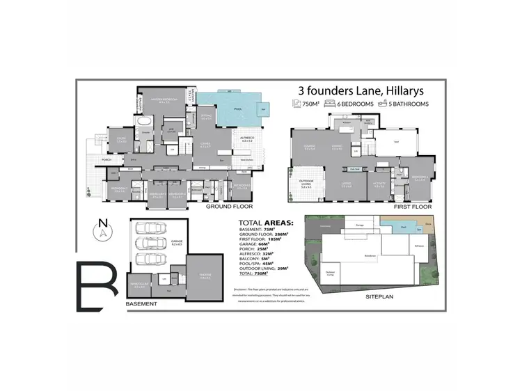 Floorplan of Homely house listing, 3 Founders Lane, Hillarys WA 6025