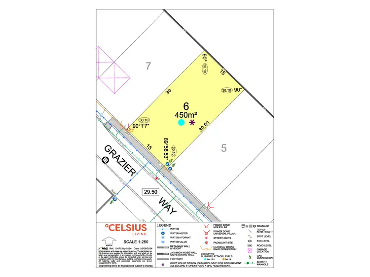 Floorplan of Homely land listing, Lot 6/32 Grazier Way, Piara Waters WA 6112