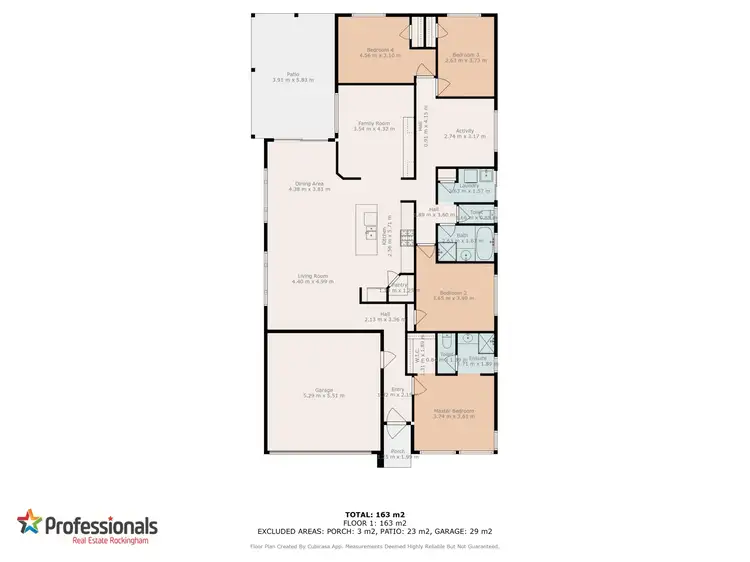 Floorplan of Homely house listing, 18 Linaker Street, Baldivis WA 6171