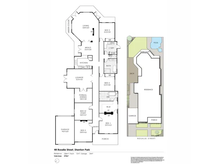 Floorplan of Homely house listing, 44 Rosalie Street, Shenton Park WA 6008