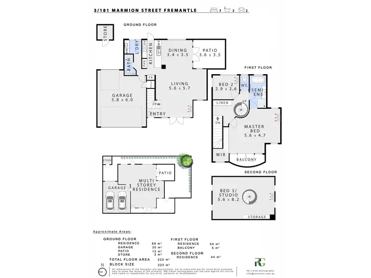 Floorplan of Homely house listing, 3/181 Marmion Street, Fremantle WA 6160