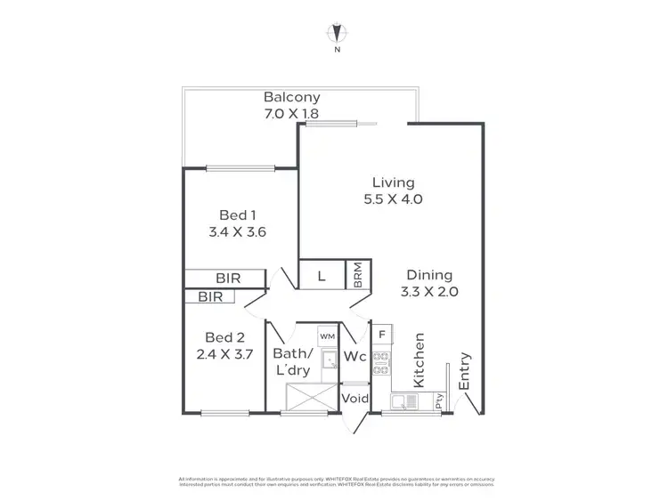 Floorplan of Homely apartment listing, 22/370-376 Cambridge Street, Wembley WA 6014