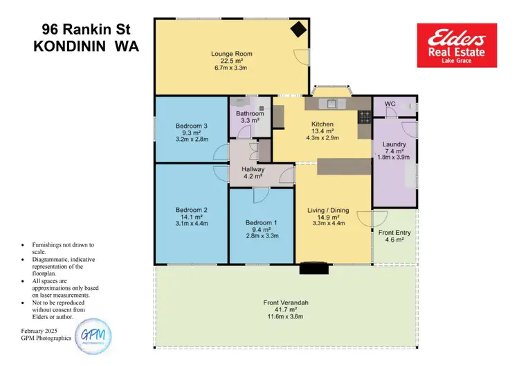 Floorplan of Homely house listing, 96 Rankin Street, Kondinin WA 6367