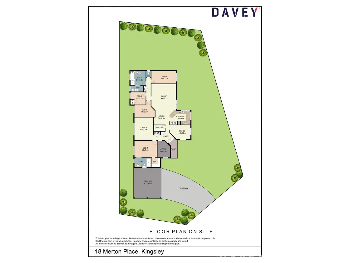 Floorplan of Homely house listing, Address available on request