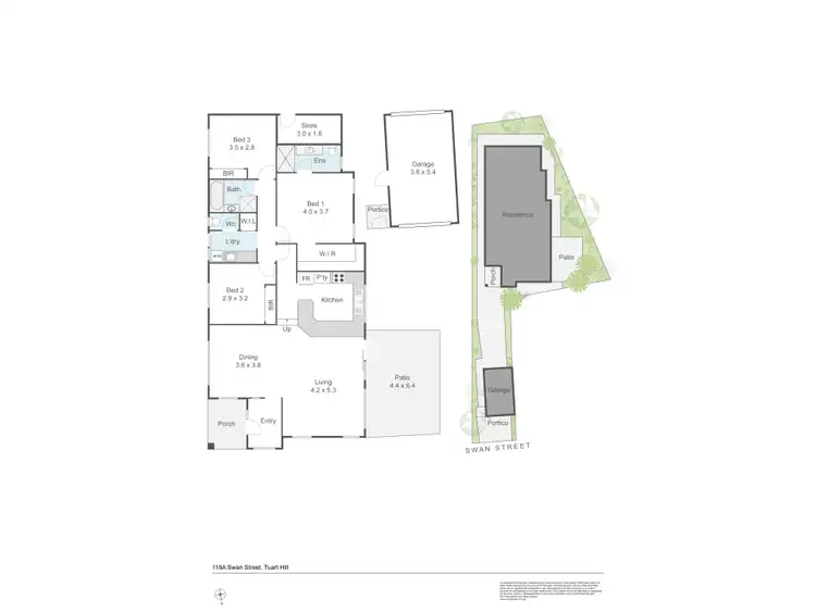 Floorplan of Homely house listing, 118A Swan Street, Tuart Hill WA 6060