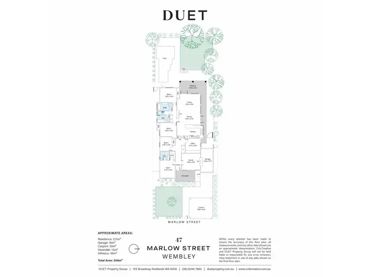 Floorplan of Homely house listing, 47 Marlow Street, Wembley WA 6014