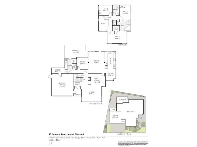 Floorplan of Homely house listing, 10 Queens Road, Mount Pleasant WA 6153