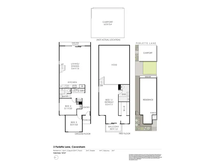 Floorplan of Homely house listing, 3 Perlette Lane, Caversham WA 6055