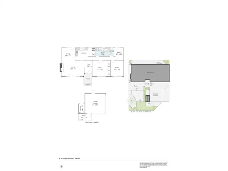Floorplan of Homely house listing, 6 Roscorla Avenue, Yokine WA 6060