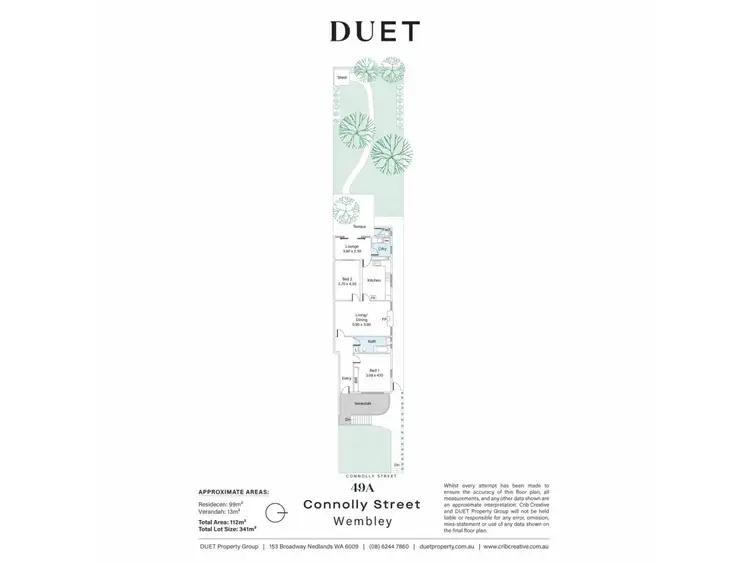 Floorplan of Homely house listing, 49A Connolly Street, Wembley WA 6014