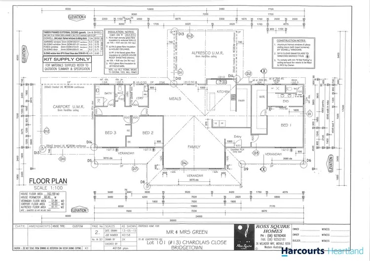 Floorplan of Homely house listing, 13 Charolais Close, Bridgetown WA 6255