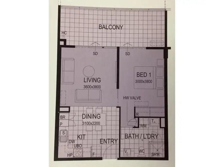 Floorplan of Homely apartment listing, 73/23 Sharpe Ave, Karratha WA 6714