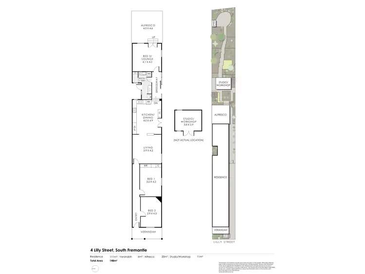 Floorplan of Homely house listing, 4 Lilly Street, South Fremantle WA 6162