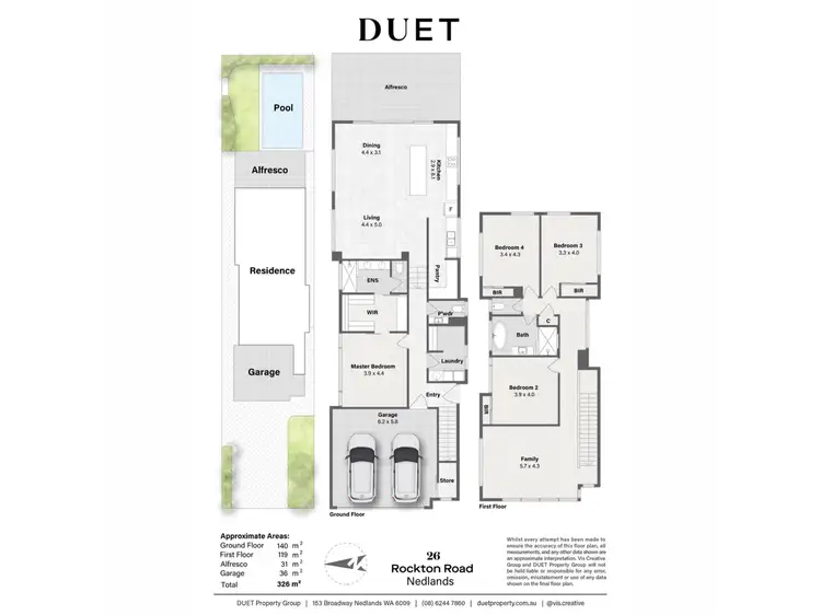 Floorplan of Homely house listing, 26 Rockton Road, Nedlands WA 6009