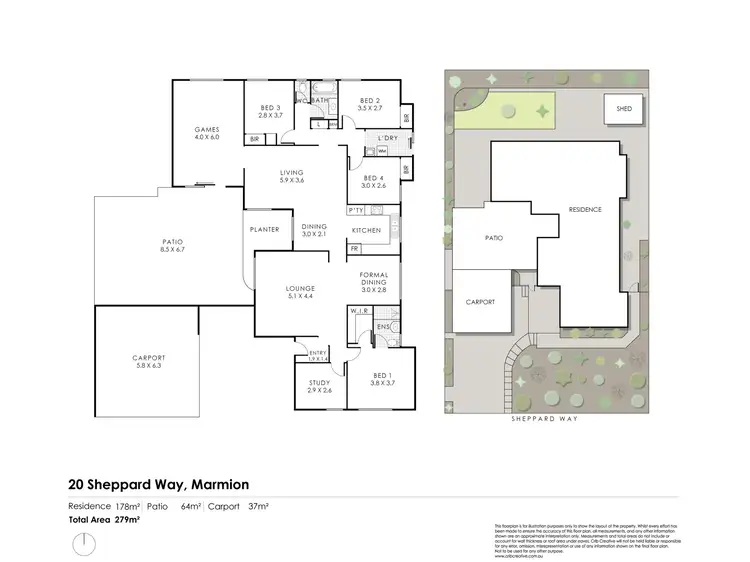 Floorplan of Homely house listing, 20 Sheppard Way, Marmion WA 6020