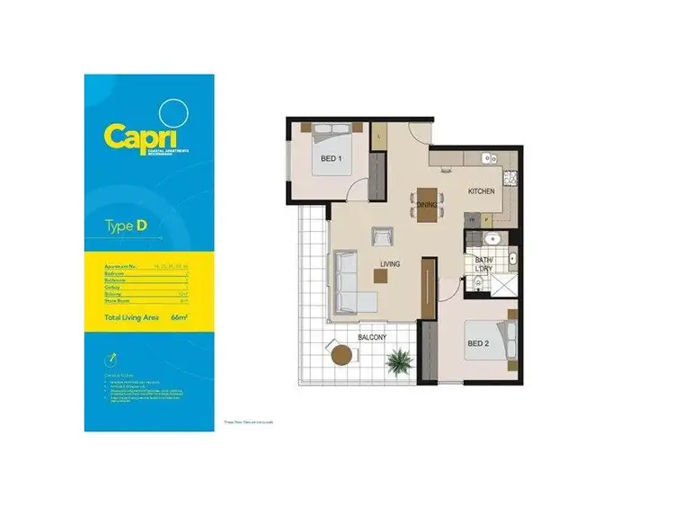 Floorplan of Homely apartment listing, 23/24 Flinders Lane, Rockingham WA 6168