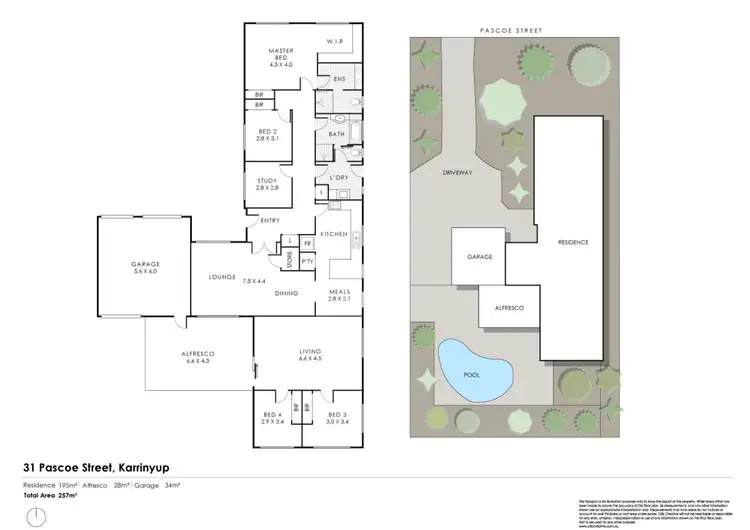 Floorplan of Homely house listing, 31 Pascoe Street, Karrinyup WA 6018