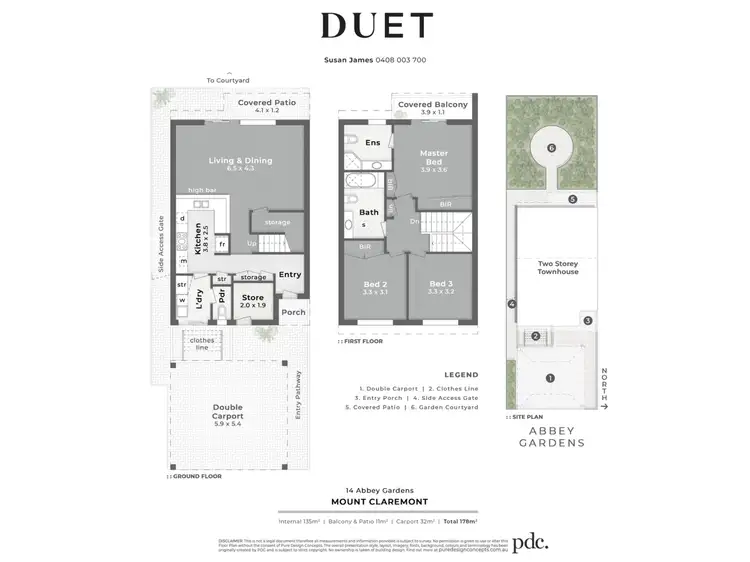 Floorplan of Homely house listing, 14 Abbey Gardens, Mount Claremont WA 6010