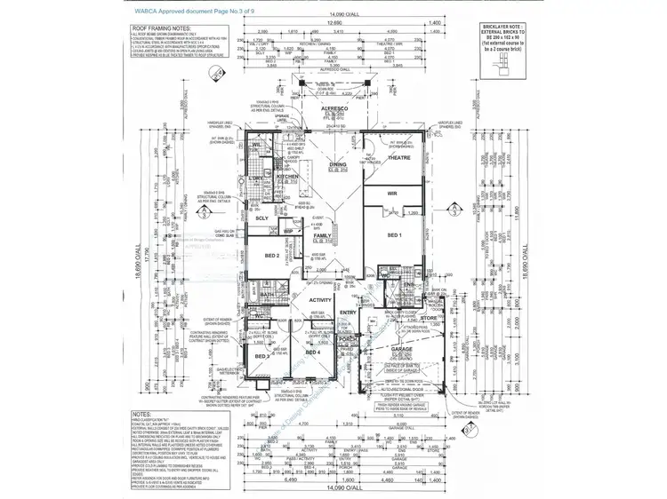 Floorplan of Homely house listing, 18 Escada Way, Piara Waters WA 6112