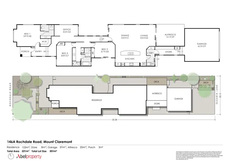Floorplan of Homely house listing, 146A Rochdale  Road, Mount Claremont WA 6010