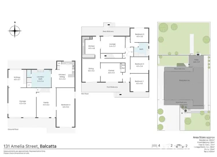 Floorplan of Homely house listing, 131 Amelia Street, Balcatta WA 6021