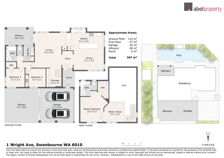 Floorplan of Homely house listing, 1 Wright Avenue, Swanbourne WA 6010