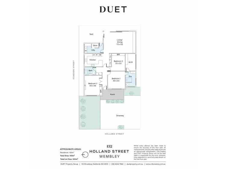 Floorplan of Homely house listing, 132 Holland Street, Wembley WA 6014