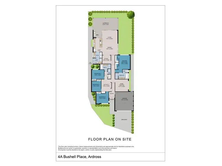 Floorplan of Homely house listing, 4A Bushell Place, Ardross WA 6153