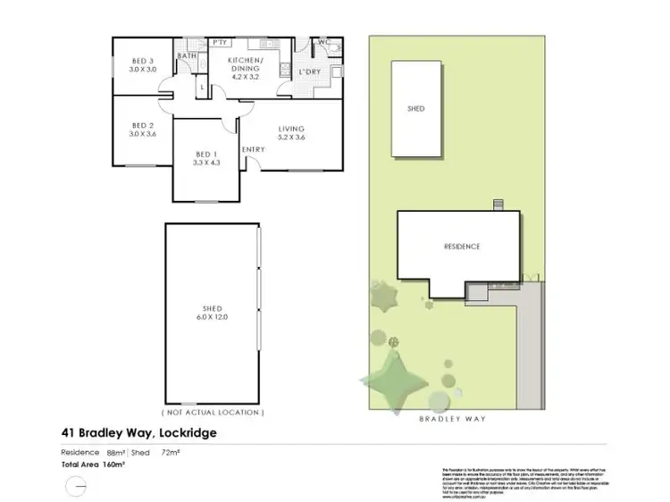 Floorplan of Homely house listing, 41 Bradley Way, Lockridge WA 6054