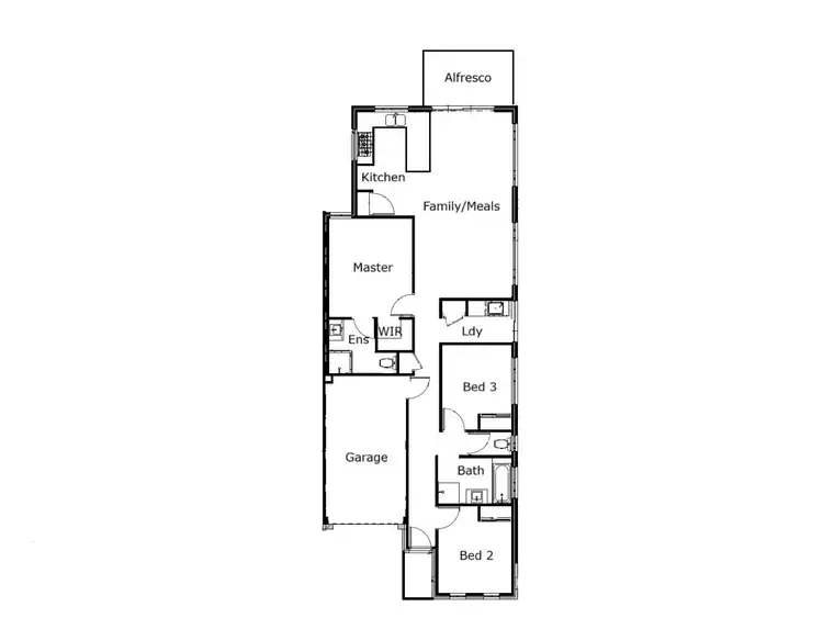 Floorplan of Homely house listing, 31 Berryana, Girrawheen WA 6064