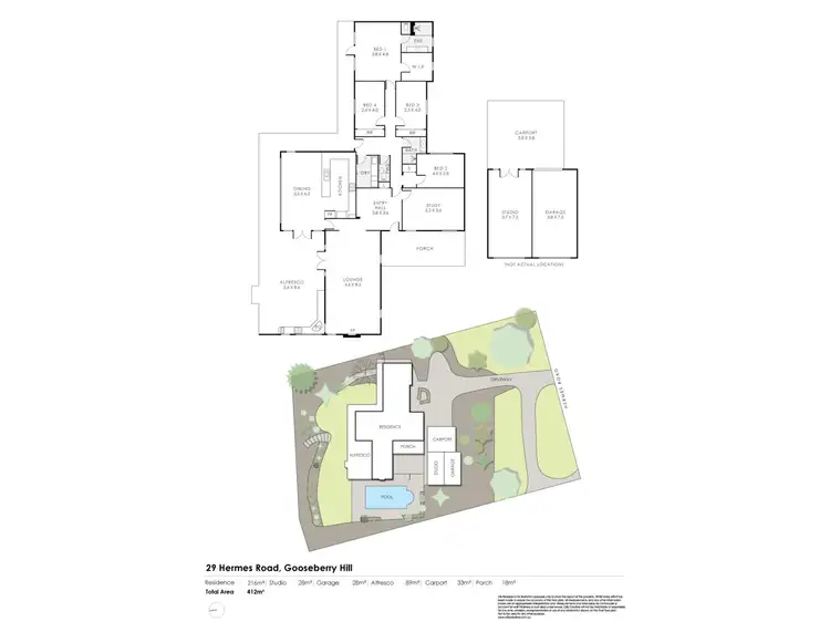 Floorplan of Homely house listing, 29 Hermes Road, Gooseberry Hill WA 6076