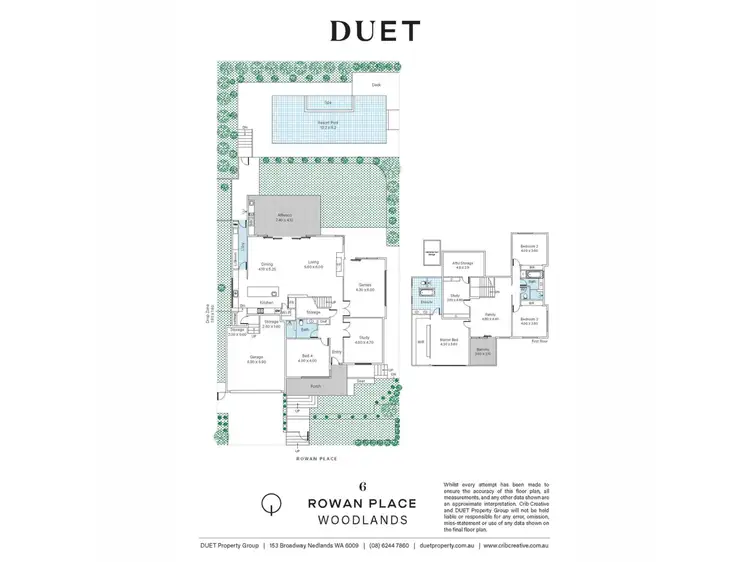 Floorplan of Homely house listing, 6 Rowan Place, Woodlands WA 6018
