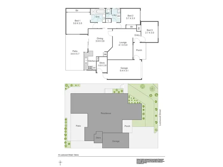 Floorplan of Homely house listing, 10 Lockwood Street, Yokine WA 6060