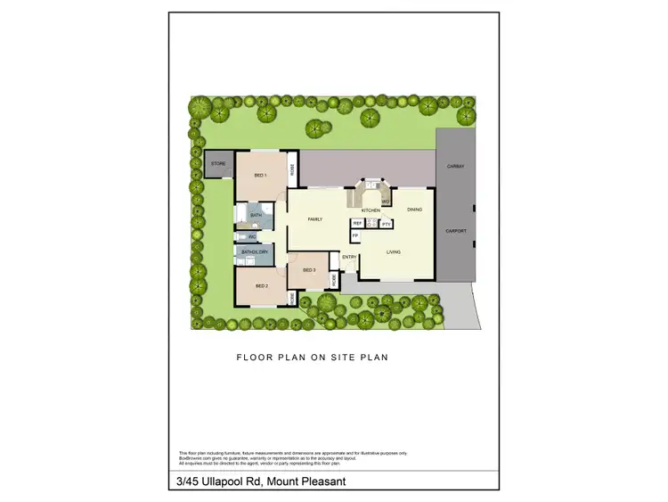 Floorplan of Homely villa listing, 3/45 Ullapool Road, Mount Pleasant WA 6153