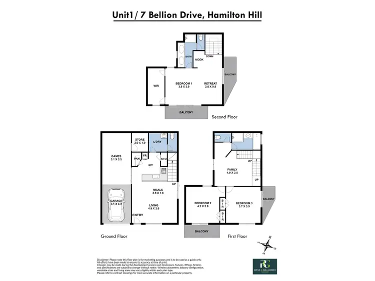Floorplan of Homely house listing, 1/7 Bellion Drive, Hamilton Hill WA 6163