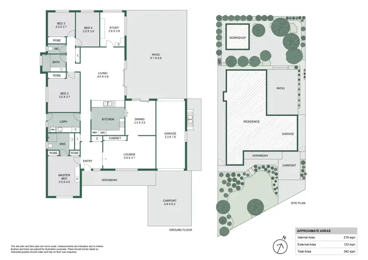 Floorplan of Homely house listing, 4 Barson Court, Thornlie WA 6108