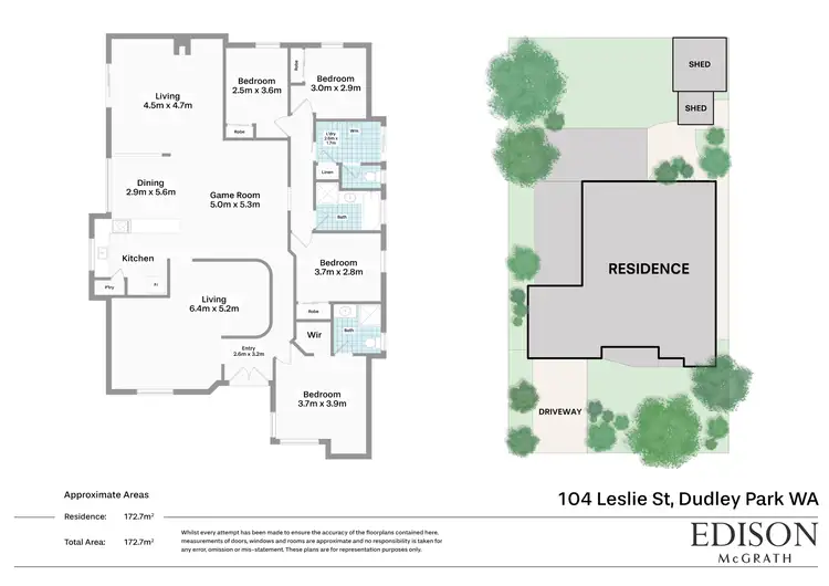 Floorplan of Homely house listing, 104 Leslie Street, Dudley Park WA 6210
