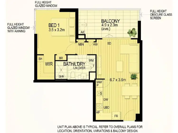 Floorplan of Homely apartment listing, 1406/31 Rowe Avenue, Rivervale WA 6103