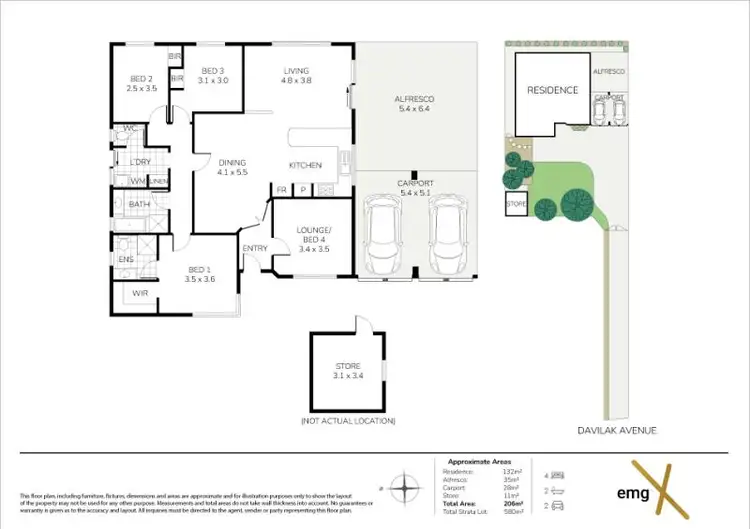 Floorplan of Homely house listing, 70B DAVILAK AVENUE, Hamilton Hill WA 6163