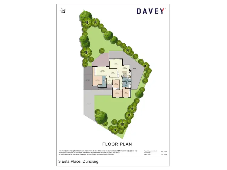 Floorplan of Homely house listing, 3 Esta Place, Duncraig WA 6023