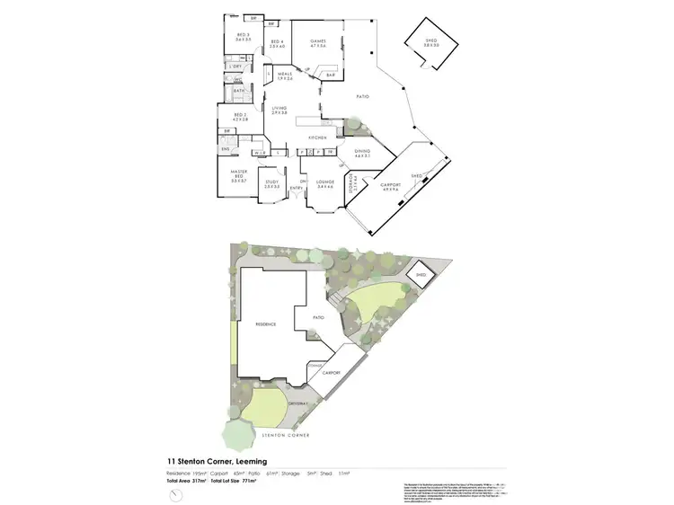 Floorplan of Homely house listing, 11 Stenton Corner, Leeming WA 6149